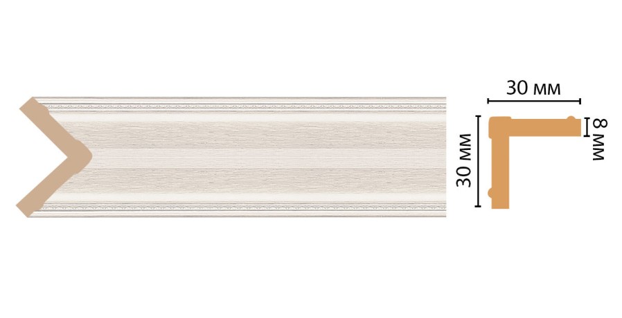 Угол DECOMASTER 116-14 ДМ (30*30*2400 мм)