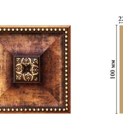 Вставка цветная DECOMASTER D209-767 (100*100*22мм)