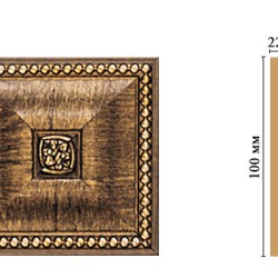 Вставка цветная DECOMASTER D209-3 (100*100*22мм)